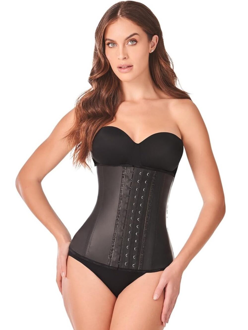 Ann Chery Latex Waist Trainer 3 Hook High Compression Colombian Waist Cincher
